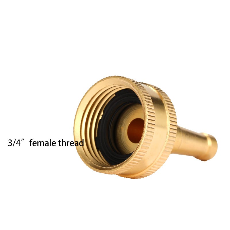 Sanpaint 2 Pack Sweeper Nozzle for Garden Hose, 2" Hose jet nozzle with 3/4-Inch Hose Thread Inlet - Image 3
